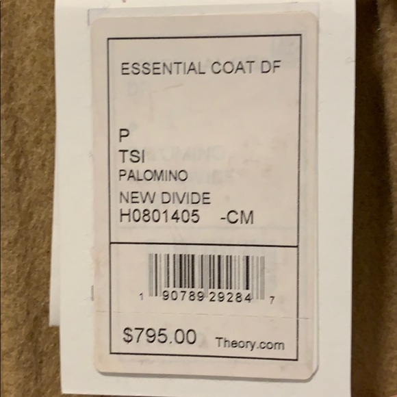Theory NWT essential coat - Picture 7 of 8